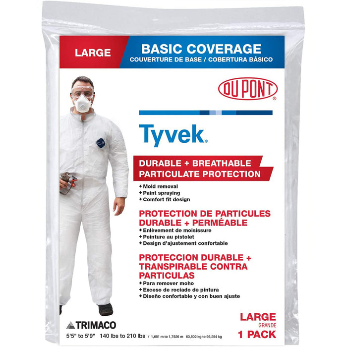 Trimaco Tyvek Painter's Heavy-Duty Coveralls
