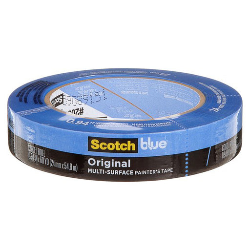 3M 2090-24A 24mm x 55m Blue Multi Surface Masking Tape (36 PACK)