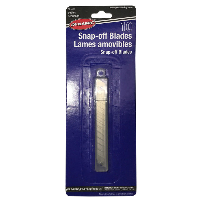 Dynamic AD103112 Small 9 mm Replacement Snap Off Utility Knife Blades (10 PACK)