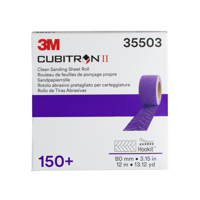 3M Cubitron II Hookit Clean Sanding Sheet Abrasive Roll, 3.15in x 13.1yd