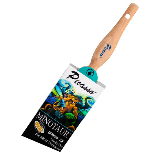 Proform PIC21-2.5 2.5" Picasso Minotaur Bulb Handle Angled Oval Paint Brush