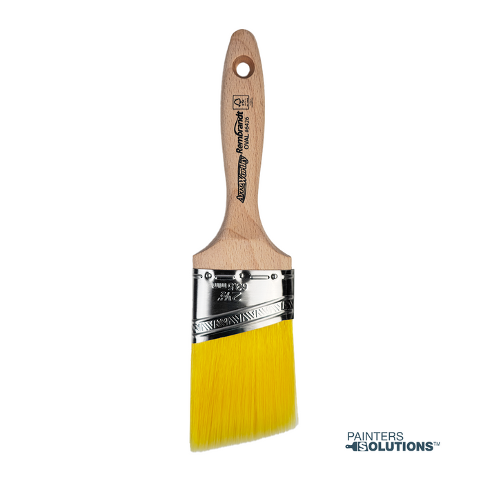 Arroworthy 6426 2-1/2" Rembrandt Polyester Blend Semi-Oval Angle Sash Brush