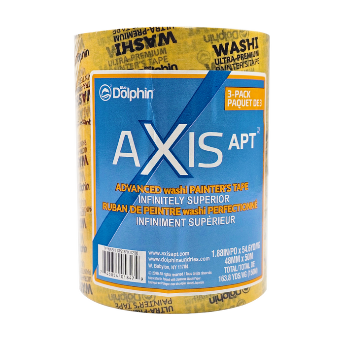 Blue Dolphin AXIS ADVANCED WASHI SP2 Painter's Tape 1.88"x 54.6yd