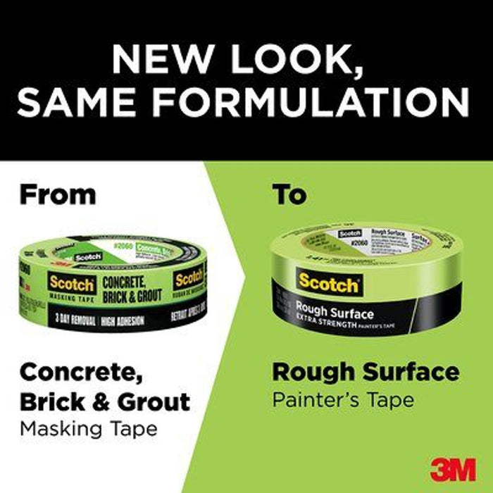 3M 2060 Green Scotch Hard-to-Stick Surfaces Tape