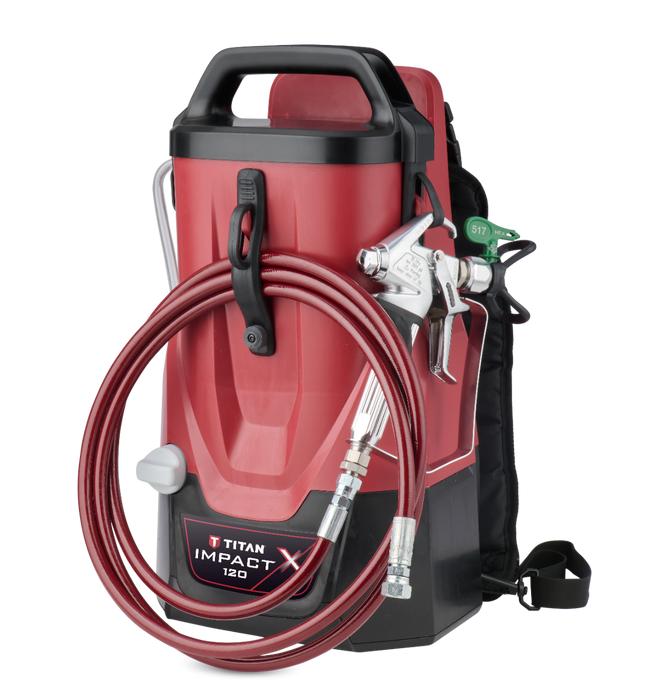 Titan 2441253 Impact X 120 18v Battery-Powered Backpack Style Airless Paint Sprayer