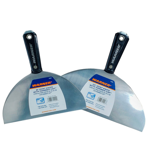 Warner 8" & 10" Combo Painter's Series -Flex- Carbon Steel Joint Knives