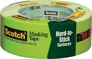 3M 2060 Green Scotch Hard-to-Stick Surfaces Tape