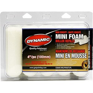 Dynamic HM005318 6" (150mm) Foam Mini Roller 10Pk