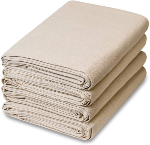 4' x 15' 8 oz. Medium Weight Canvas Drop Cloth (4 PACK) - solo4' x 15' 8 oz. Medium Weight Canvas Drop Cloth (4 PACK)
