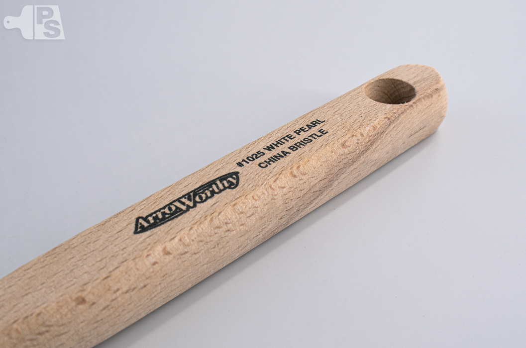 Arroworthy 1025 2.5 White China Angle  - close up 2