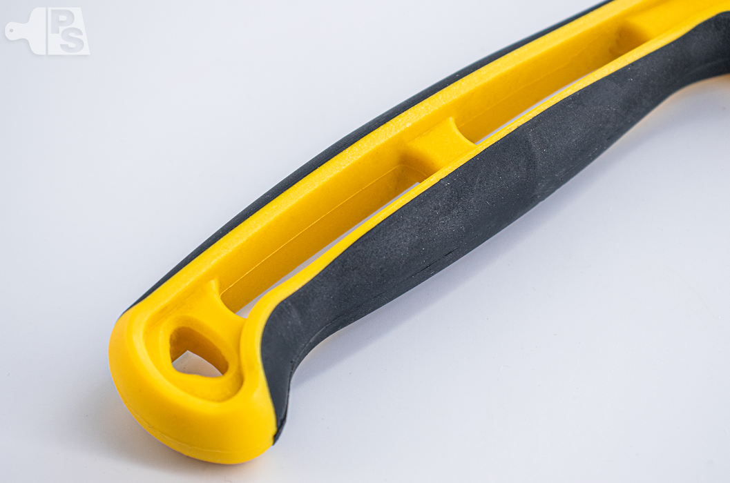 Hyde Straight Row Stainless Steel Wire Brush with Scraper - close up 2