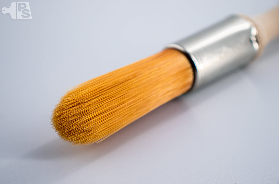 Proform Picasso Stylus Round Handle Chisel Tip Paint Brush Set (4 PACK) - close up 1