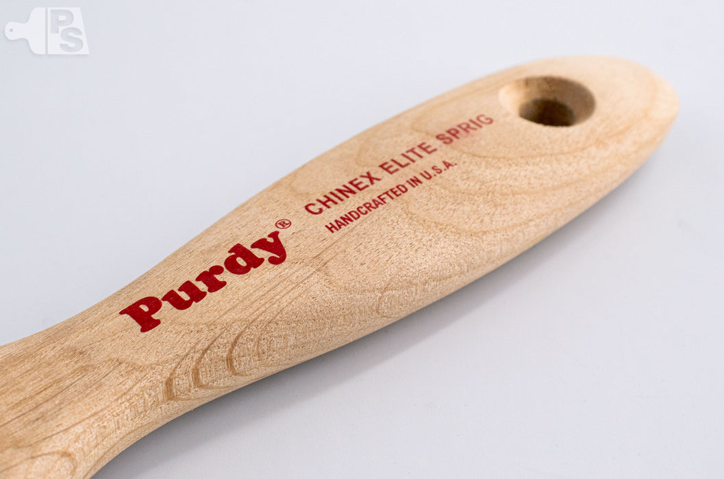 Purdy Chinex Elite Sprig Brush - close up 2