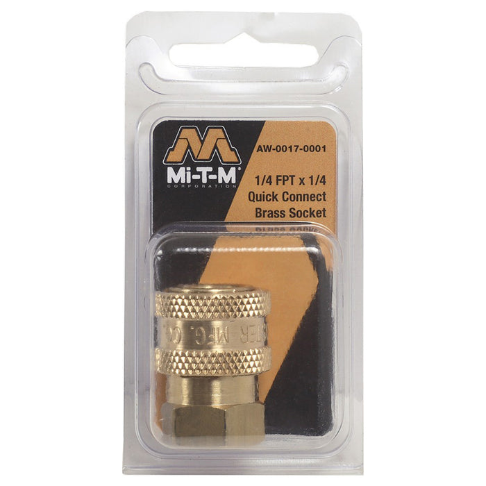 Mi-T-M AW-0017-0001 1/4" Female x 1/4" Socket - Packaged