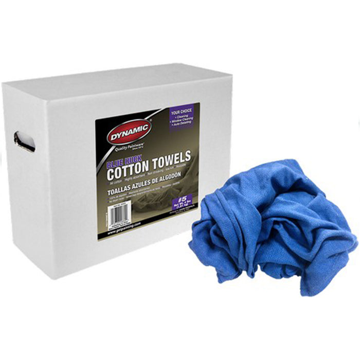 Dynamic 40425 #5 4Lb Box Blue Huck Cotton Towel