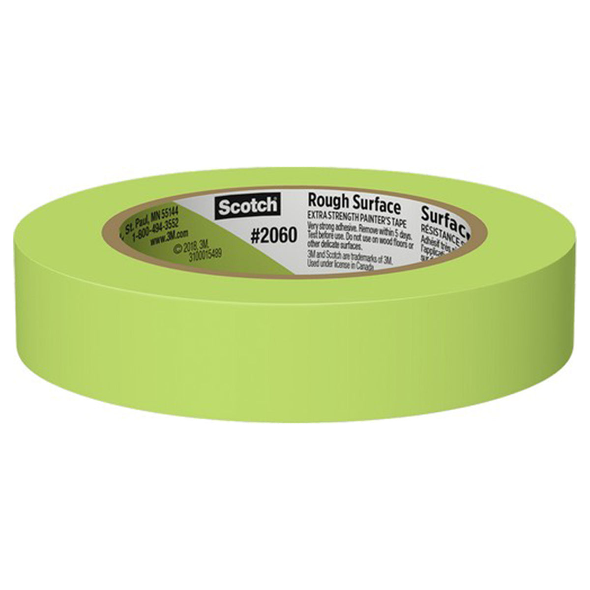 3M 206024ABK 24mm Green Scotch Masking Tape for HardtoStick Surfac