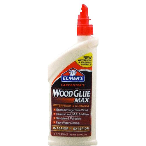 Elmers E7300 8 oz. Carpenters Wood Glue Max