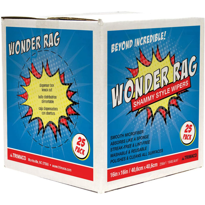 Trimaco 83625 Wonder Rags Box 25Pk