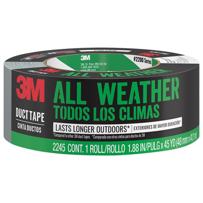 3M 2245-A 1.88" x 45yd (48mm) All-Weather Duct Tape