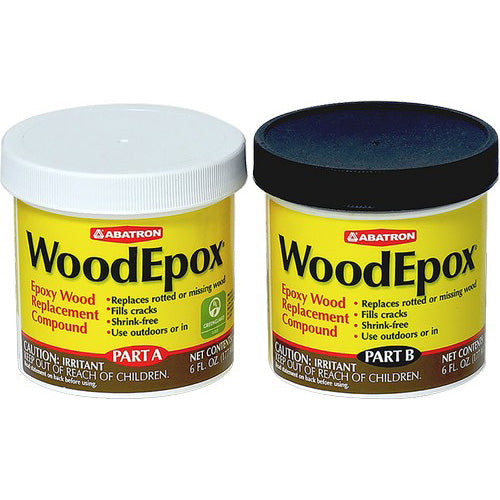 Abatron WEAB60R 6oz Part A + 6oz Part B WoodEpox Epoxy Wood Filler —  Painters Solutions