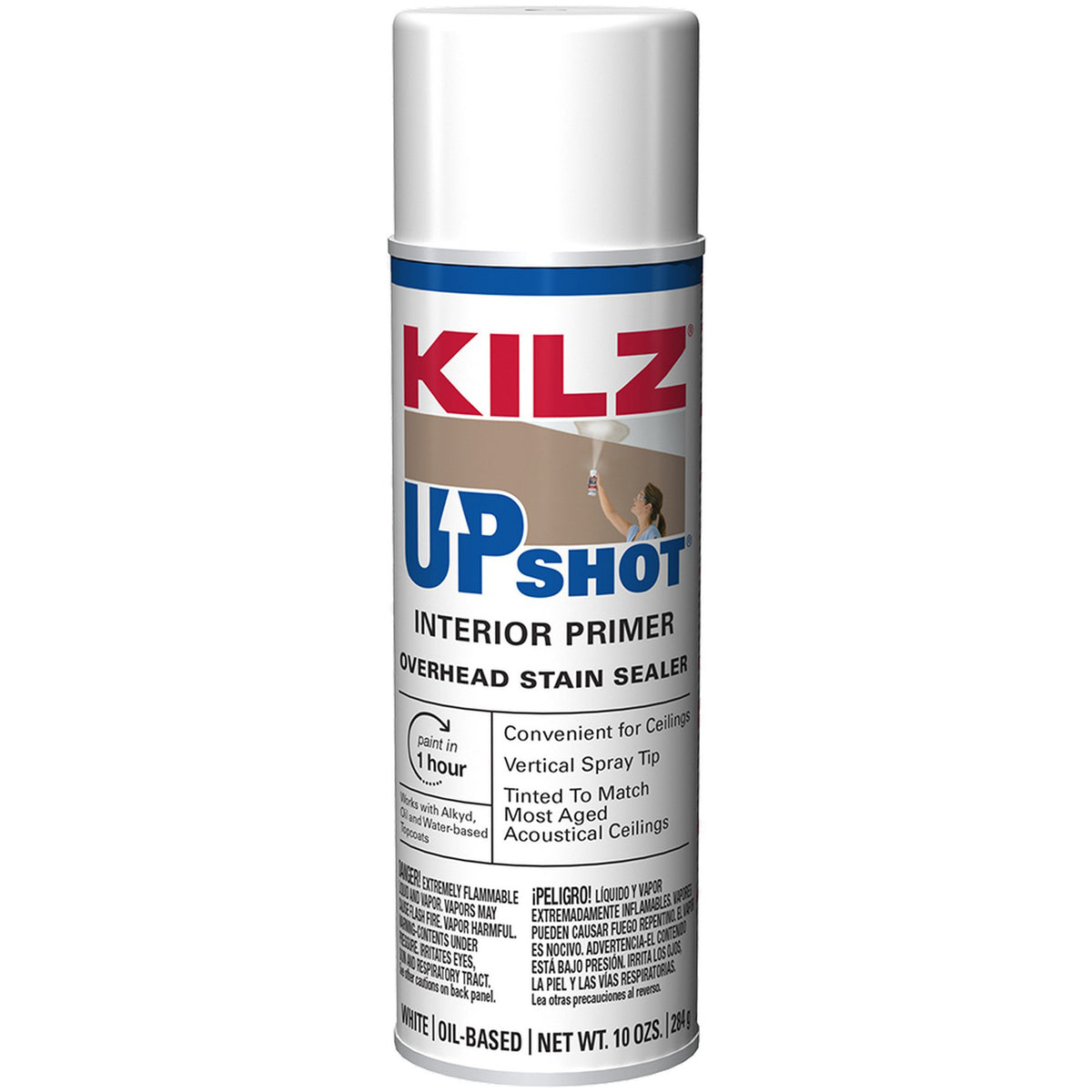 Masterchem 10007 10 oz. Spray Kilz Upshot Interior Primer (12 PACK