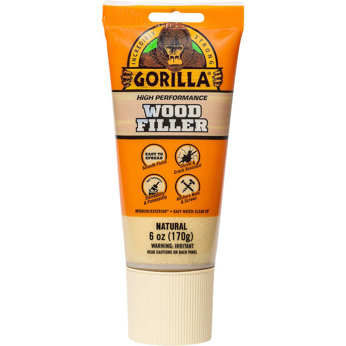 Gorilla 107072 6oz Wood Filler Tube