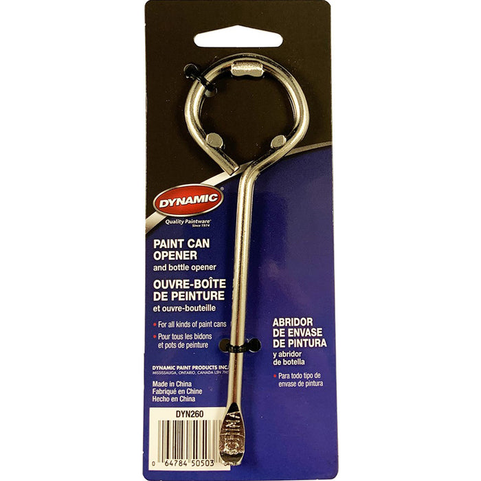 Dynamic DYN260 Metal Paint Can Opener, Carded