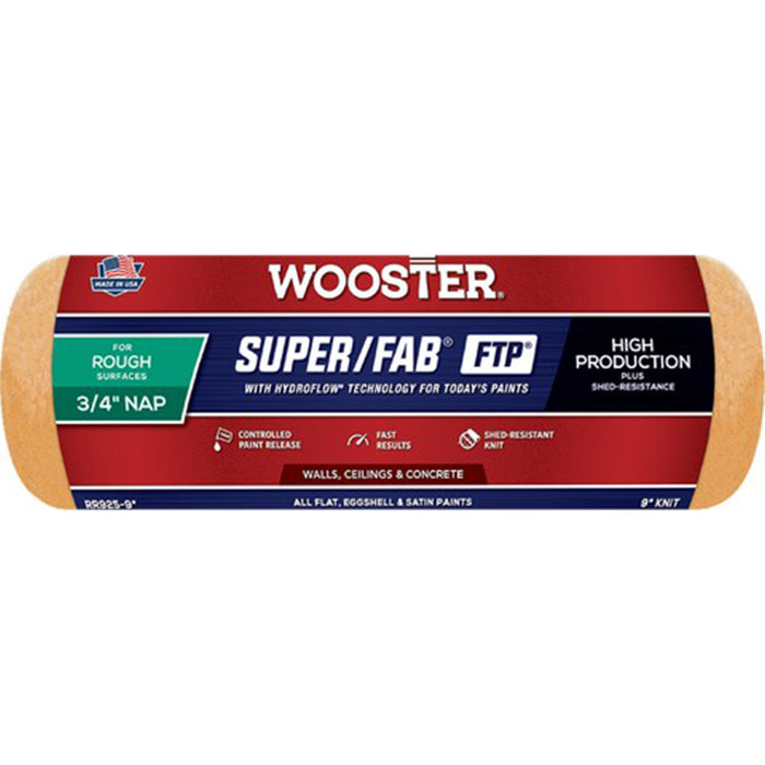 Wooster RR925 Super/Fab FTP 3/4" Nap Roller Cover
