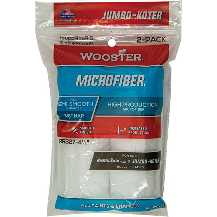 Wooster RR327 4.5" Jumbo-Koter Microfiber 3/8"
