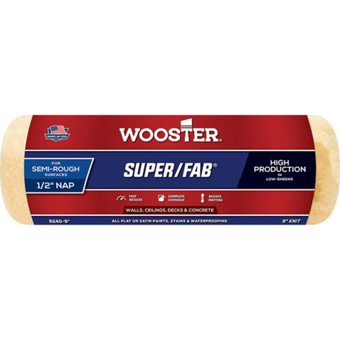 Wooster R240 Super/Fab 1/2" Nap Roller Cover