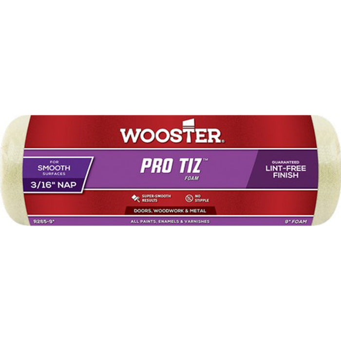 Wooster R265 9" Pro Tiz 3/16" Nap Roller Cover