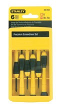 Stanley Tool 66-052 Precision Screwdriver Set 6Pc