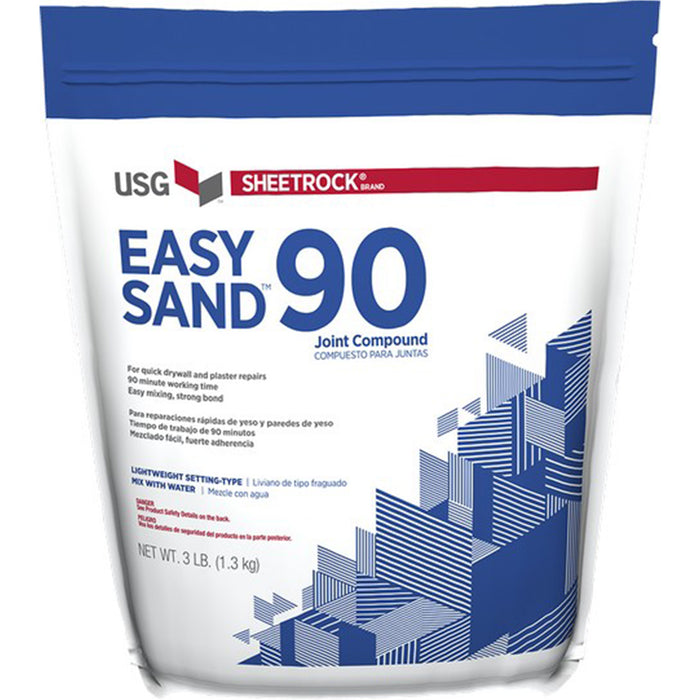 USG 384025006 3lb Bag Easy Sand 90 Min Joint Compound Powder