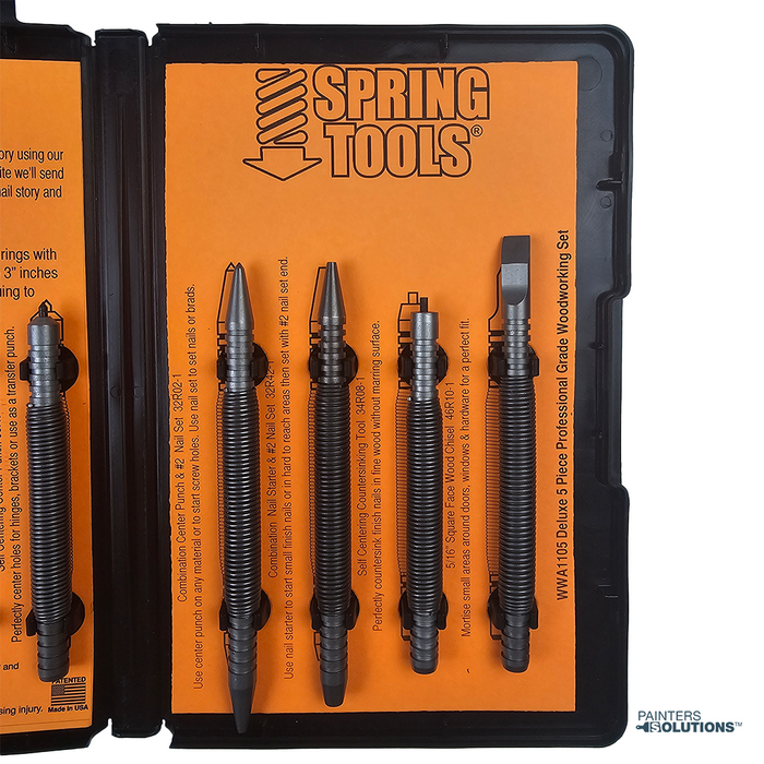 Spring Tools WWA1105 Deluxe 5-Piece Wood Working Assortment
