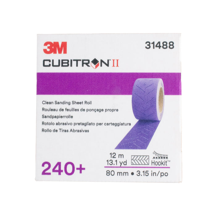 3M Cubitron II Hookit Clean Sanding Sheet Abrasive Roll, 3.15in x 13.1yd - 240