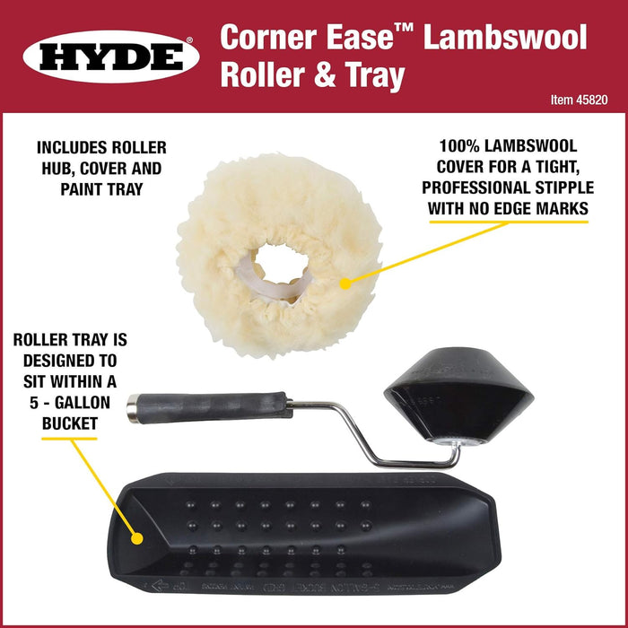 Hyde 45820 Corner Ease Combo Pack with Wool