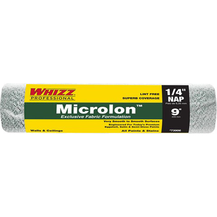 Whizz 73906 9" x 1/4" Microlon Roller (1PK)