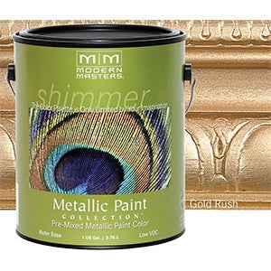 Modern Masters ME658 1gal Gold Rush Metallic Paint