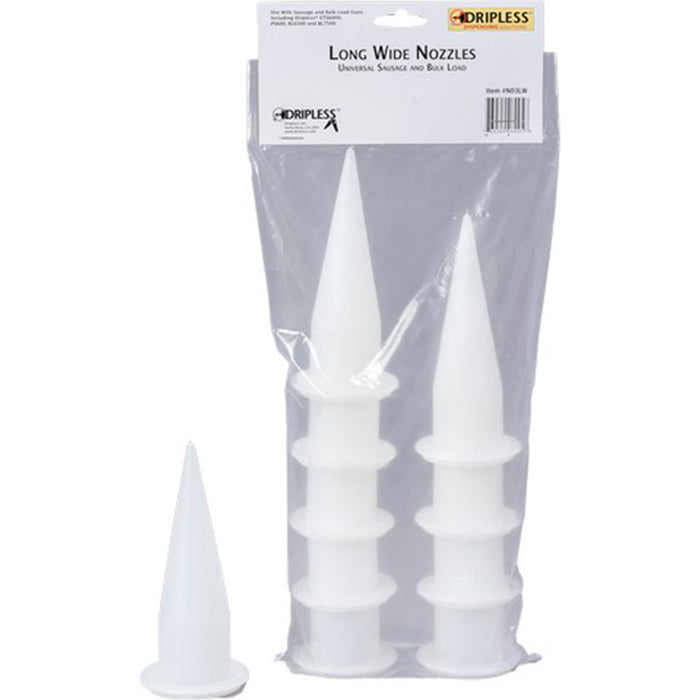 Dripless N03LW Long And Wide Replacement Nozzles (10 PACK)