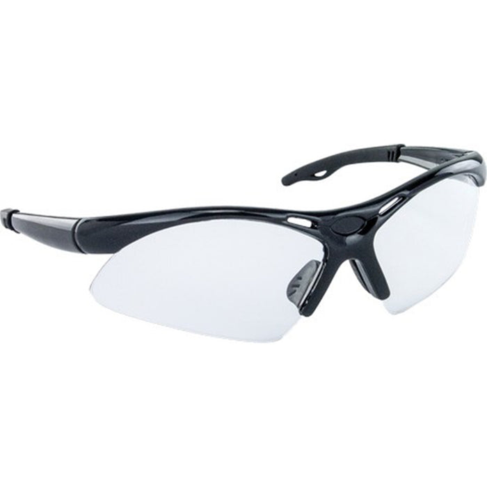 SAS 540-0200 Black Frame/Clear Lens Diamondbacks Safety Eyewear (12 PACK)