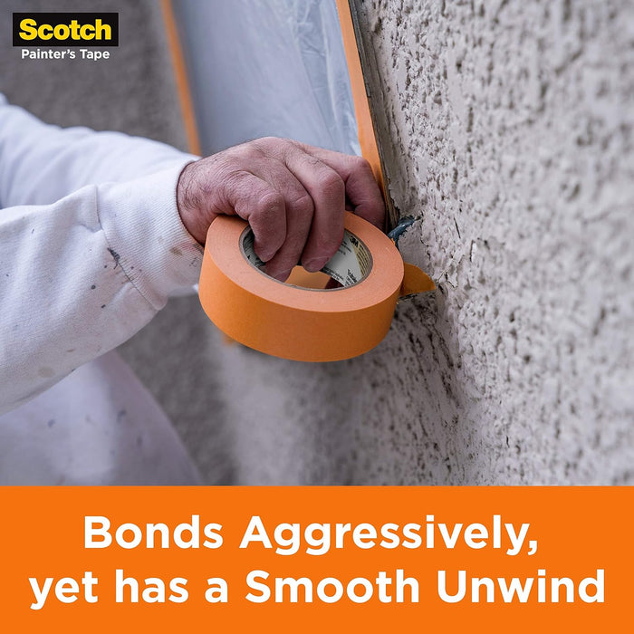 3M 2020+-36AP6 1.41" x 60.1yd (36mm) Scotch Heavy Duty Masking Tape (6 PACK)