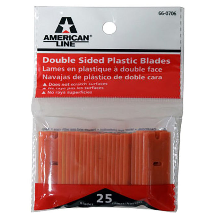 American Line 66-0706 Plastic Blades 25Pk