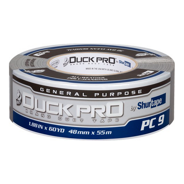Shurtape 105450 48mm X 55m DuckPro Silver General Purpose Duct Tape