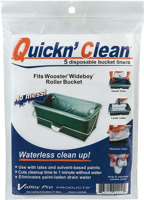 Wooster R472 quicken Clean Wideboy Bucket Liner (5pk)