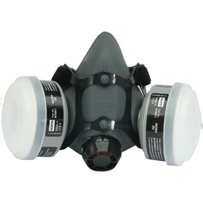 Honeywell Safety RAP-74028 5500 Half Mask w/OV/R95 Cartridge/Filters Paint/Pesticide Respirator Large