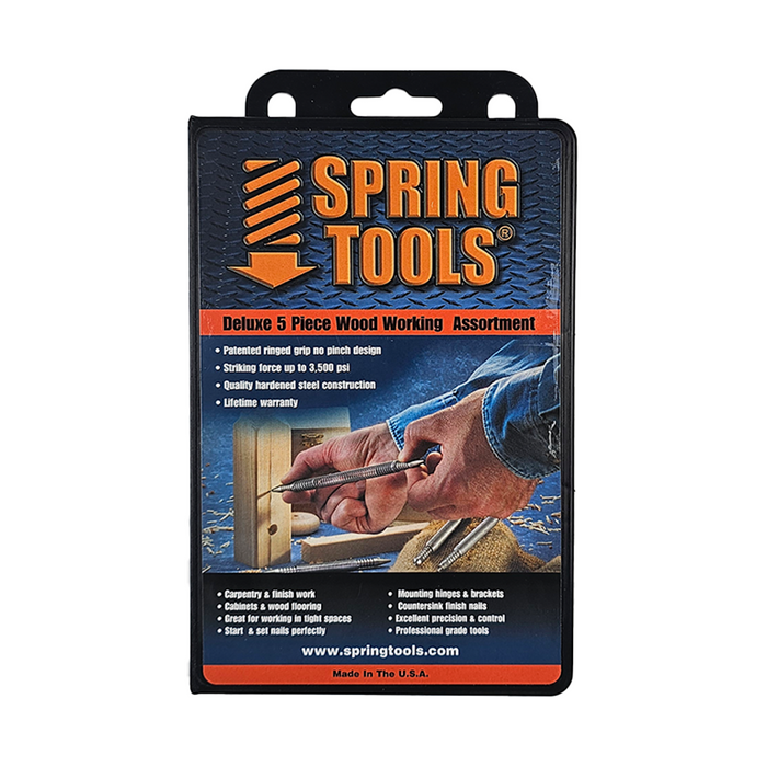 Spring Tools WWA1105 Deluxe 5-Piece Wood Working Assortment
