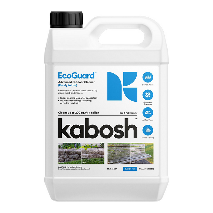 Kabosh 210-128 1gal Eco Guard Advanced Outdoor Cleaner - Ready to Use