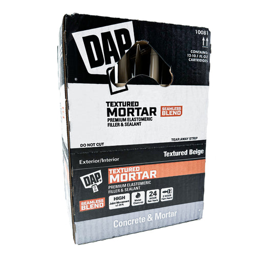DAP 10081 10.1oz Beige Premium Textured Mortar (12pk)
