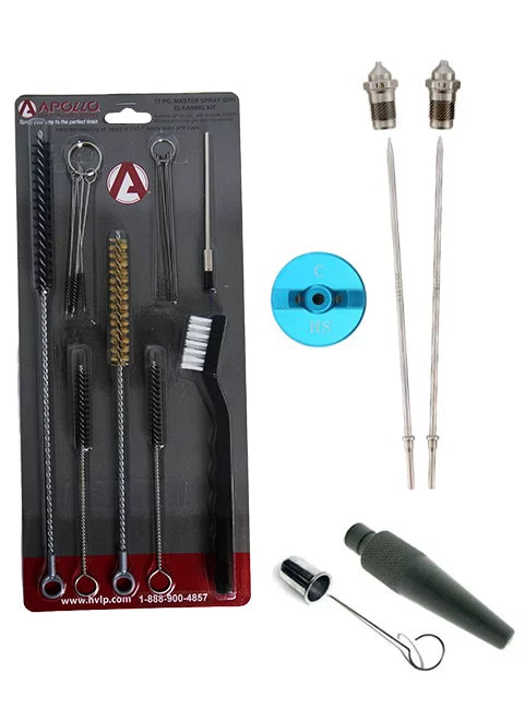 Apollo P6PRO+110-7700QT-13-BHS PRECISION-6 PRO Turbo Paint Spray System-PLUS PACKAGE