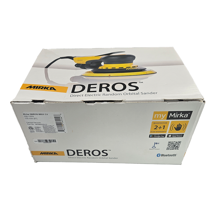 MIRKA DEROS MID65020CAUS Orbital Sander 650CV 6"/5mm W/Case, 1/Pkg